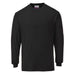 Portwest FR11 - Modaflame Knit FR Long Sleeve T-Shirt - Black
