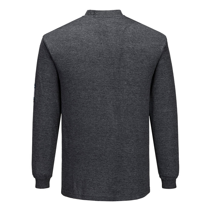 Portwest FR11 - Modaflame Knit FR Long Sleeve T-Shirt - Grey