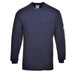 Portwest FR11 - Modaflame Knit FR Long Sleeve T-Shirt - Navy