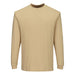 Portwest FR11 - Modaflame Knit FR Long Sleeve T-Shirt - Tan