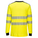 Portwest FR701 - PW3 Modaflame Knit Hi-Vis FR Long Sleeve T-Shirt - Yellow/Black