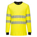 Portwest FR701 - PW3 Modaflame Knit Hi-Vis FR Long Sleeve T-Shirt - Yellow/Black