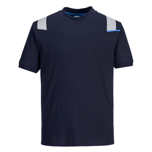 Portwest FR712 - WX3 Modaflame Knit FR Short Sleeve T-Shirt - Navy