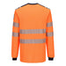 Portwest FR736 - PW3 Modaflame Knit HVO FR Long Sleeve T-Shirt - Orange/Navy