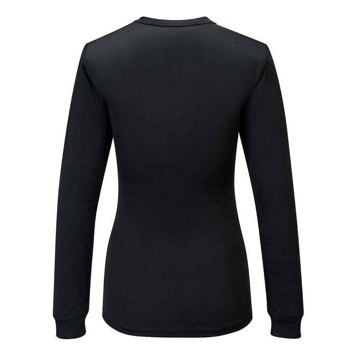 Portwest B136 - Women's Baselayer Top L/S - Black