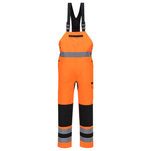 Portwest CD852 - WX2 Eco Hi-Vis Bib & Brace - Orange/Black