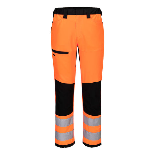 Portwest CD857 - WX2 Eco Hi-Vis Class 2 Service Trouser - Orange/Black