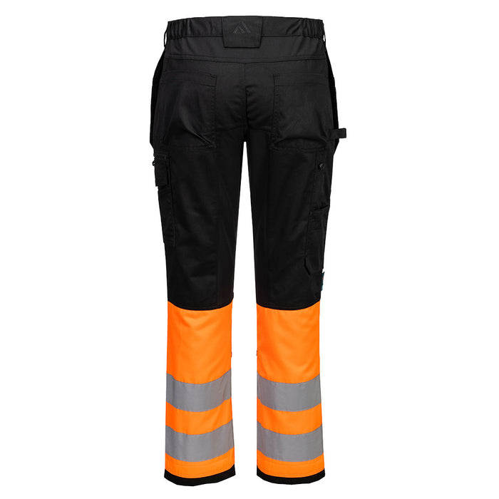 Portwest CD858 - WX2 Eco Hi-Vis Holster Trouser Class 1 - Orange/Black