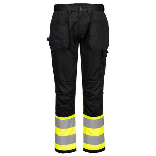 Portwest CD858 - WX2 Eco Hi-Vis Holster Trouser Class 1 - Yellow/Black