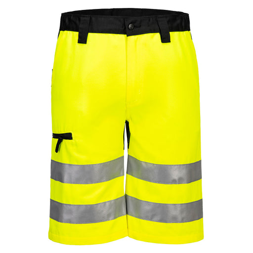 Portwest CD899 - WX2 Eco Hi-Vis Shorts - Yellow/Black