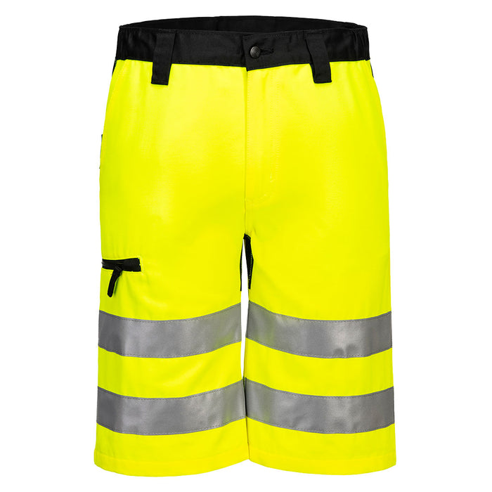 Portwest CD899 - WX2 Eco Hi-Vis Shorts - Yellow/Black