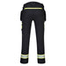 Portwest DX4 Detachable Holster Pocket Trousers Black