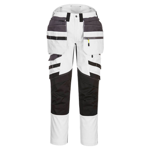 Portwest DX4 Detachable Holster Pocket Trousers White/Grey