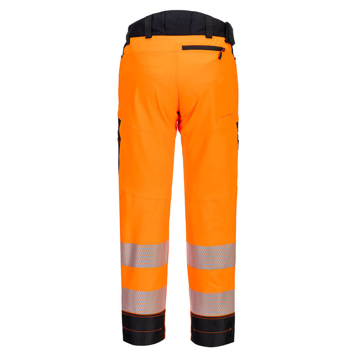 Portwest DX4 Hi-Vis Service Trousers Orange/Black