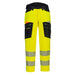 Portwest DX4 Hi-Vis Service Trousers Yellow/Black