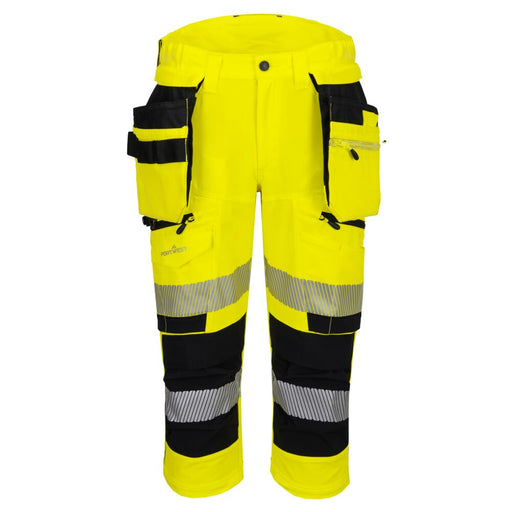 Portwest DX402 - DX4 Hi-Vis Pirate Pant - Yellow/Black