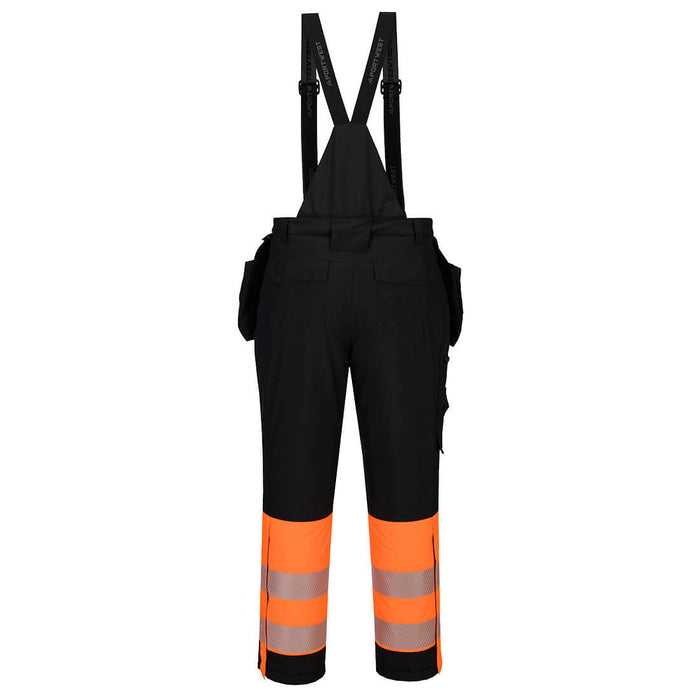 Portwest DX437 - DX4 Hi-Vis Class 1 Winter Bib and Brace Orange/Black