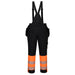 Portwest DX437 - DX4 Hi-Vis Class 1 Winter Bib and Brace Orange/Black