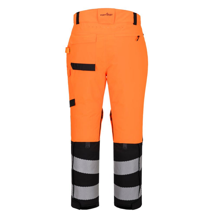 Portwest EV402 - EV4 Hi-Vis Expedition Trouser Orange/Black