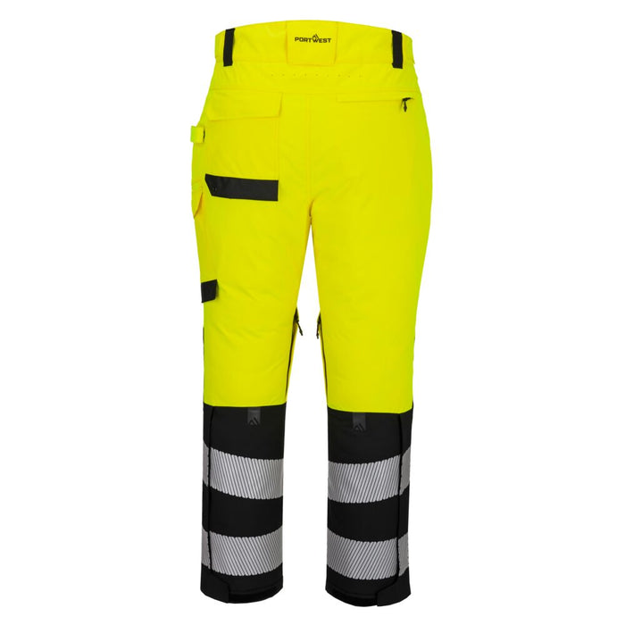 Portwest EV402 - EV4 Hi-Vis Expedition Trouser Yellow/Black