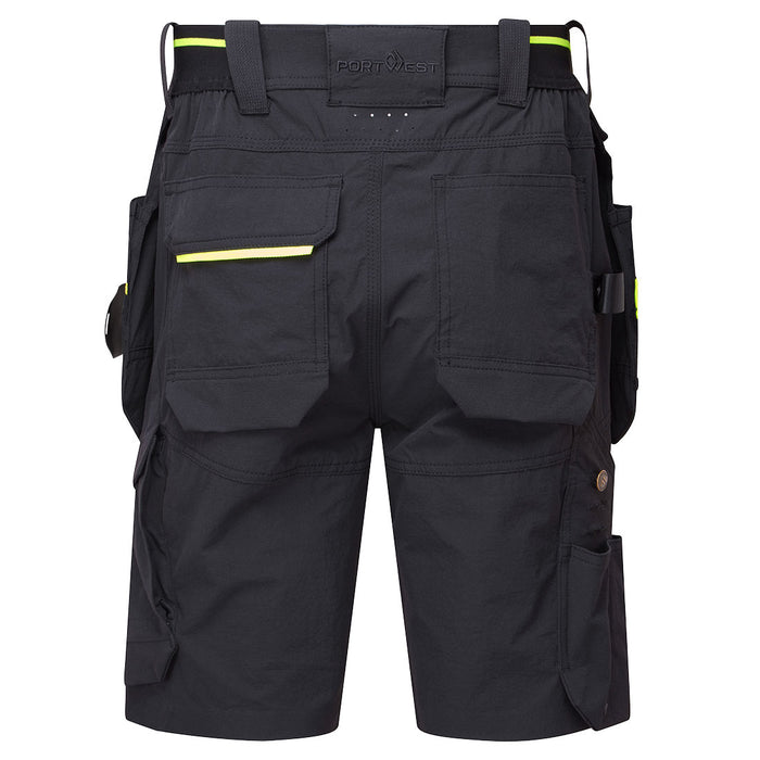 Portwest EV444 - EV4 Lightweight Detachable Holster Shorts - Black