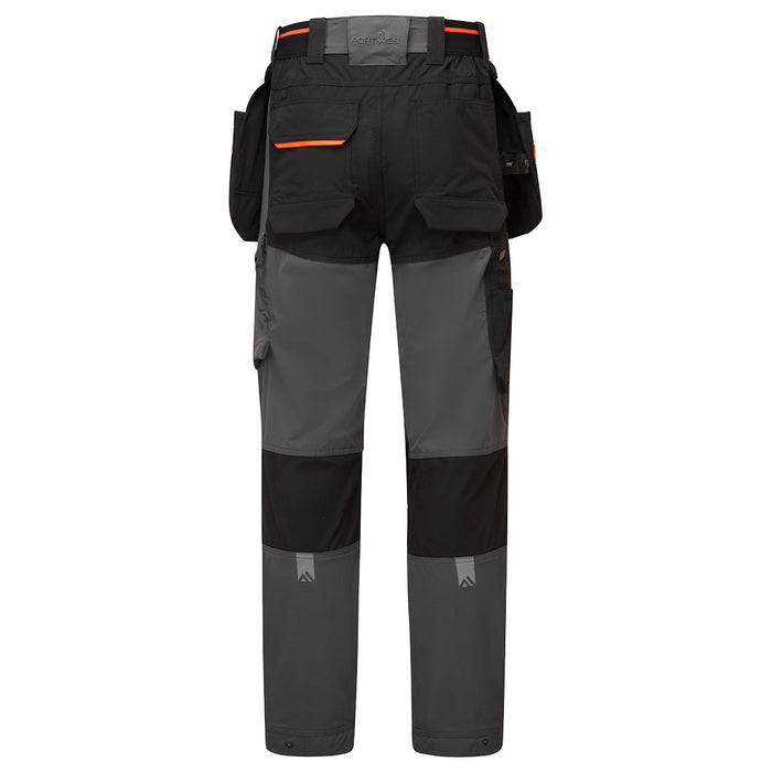 Portwest EV446 - EV4 Lightweight Detachable Holster Trousers - Metal Grey