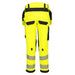 Portwest EV448 - EV4 Hi-Vis Stretch Detachable Holster Class 2 Trousers - Yellow/Black
