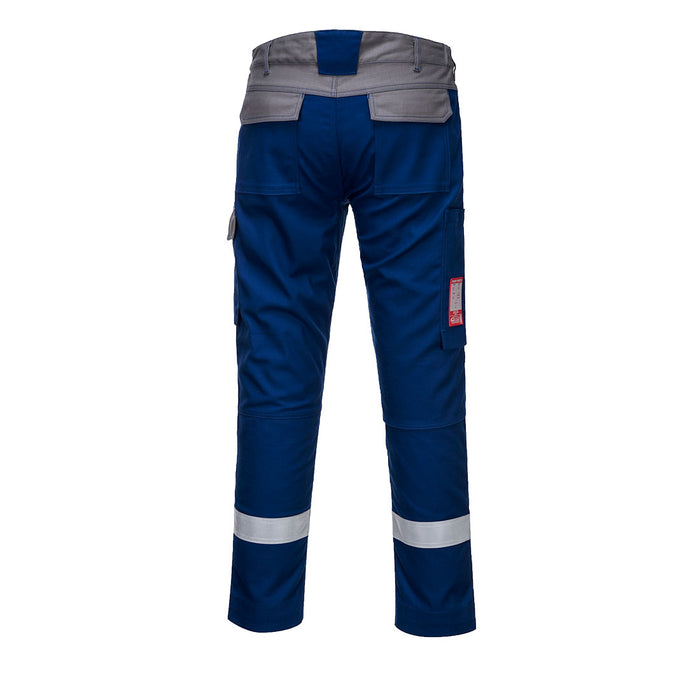 Portwest FR06 - Bizflame Industry Two Tone FR Trousers - Royal Blue