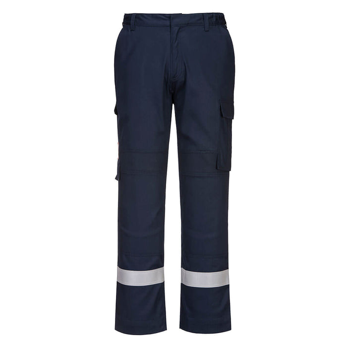 Portwest FR401 - Bizflame Work Lightweight Stretch Panelled FR Trousers - Navy