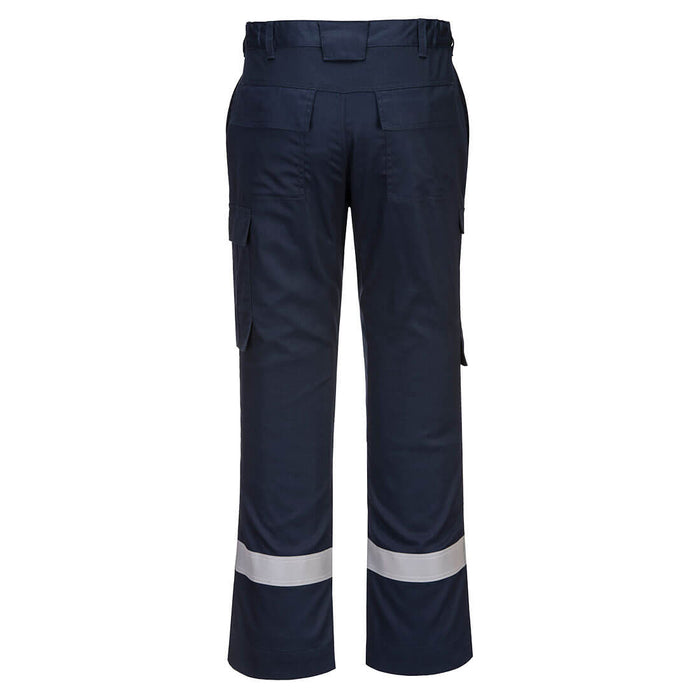 Portwest FR401 - Bizflame Work Lightweight Stretch Panelled FR Trousers - Navy