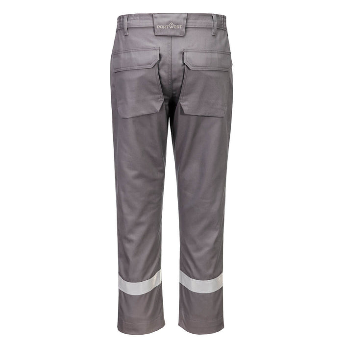 Portwest FR417 - Bizflame Work+ FR Trousers - Grey