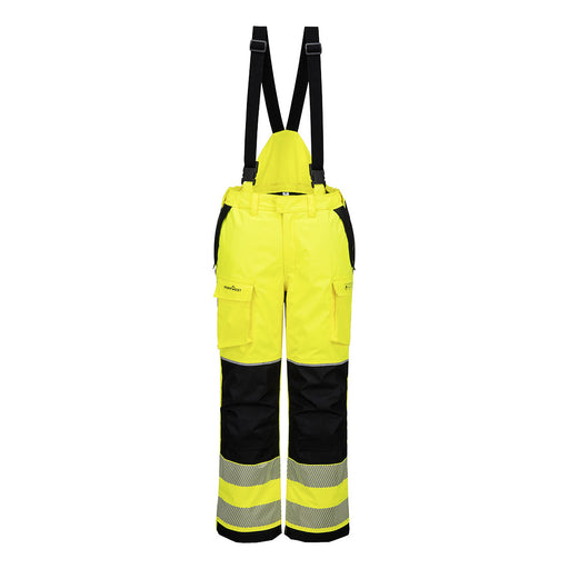 Portwest FR426 - PW3 Modaflame Rain+ Hi-Vis Multi-Norm FR Winter Trousers - Yellow/Black