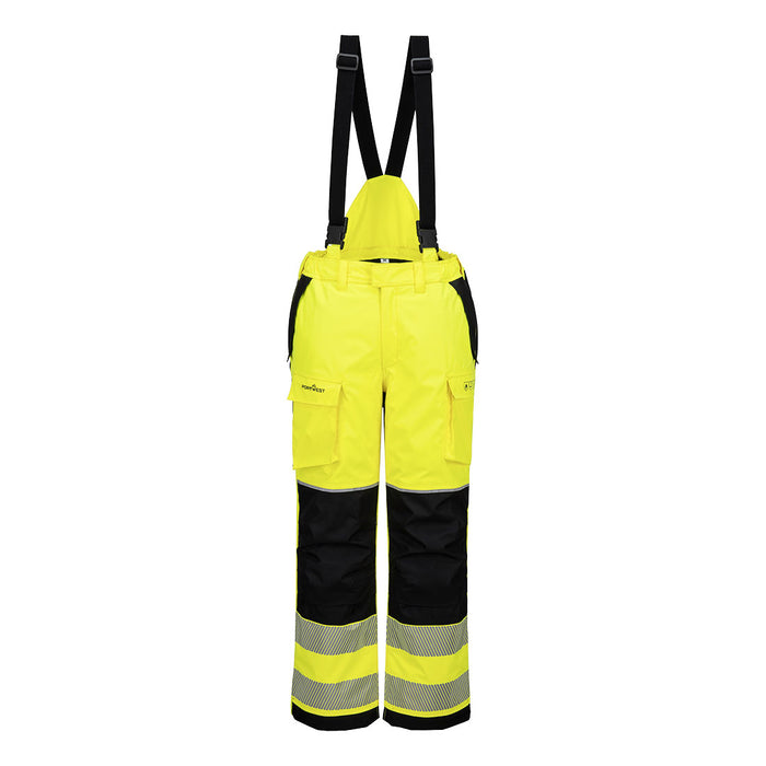 Portwest FR426 - PW3 Modaflame Rain+ Hi-Vis Multi-Norm FR Winter Trousers - Yellow/Black