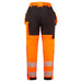 Portwest FR427 - PW3 Modaflame Rain+ Hi-Vis FR Winter Holster Trousers - Orange/Black