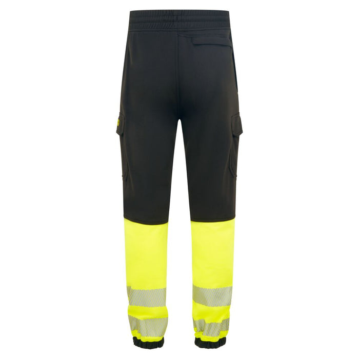 Portwest FR433 - PW3 Modaflame Hi-Vis Class 1 FR Jogger - Black/Yellow