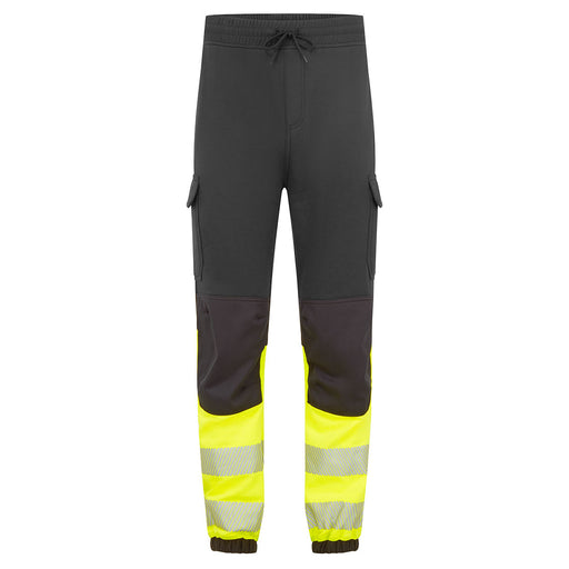 Portwest FR433 - PW3 Modaflame Hi-Vis Class 1 FR Jogger - Black/Yellow