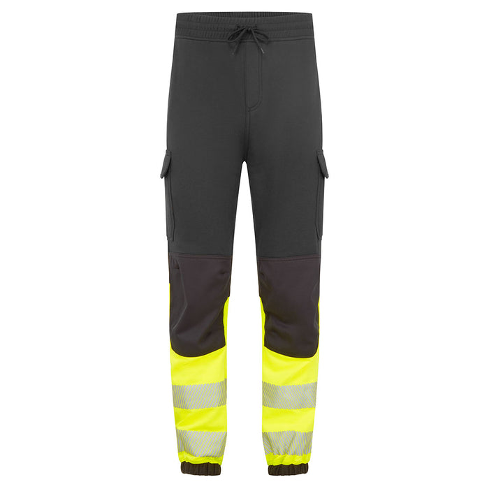 Portwest FR433 - PW3 Modaflame Hi-Vis Class 1 FR Jogger - Black/Yellow