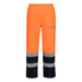 Portwest FR434 - Bizflame Rain+ Hi-Vis Multi-Norm Contrast FR Winter Trousers - Orange/Navy