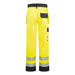 Portwest FR440 - Bizflame Work Hi-Vis Contrast FR Holster Trousers - Yellow/Navy