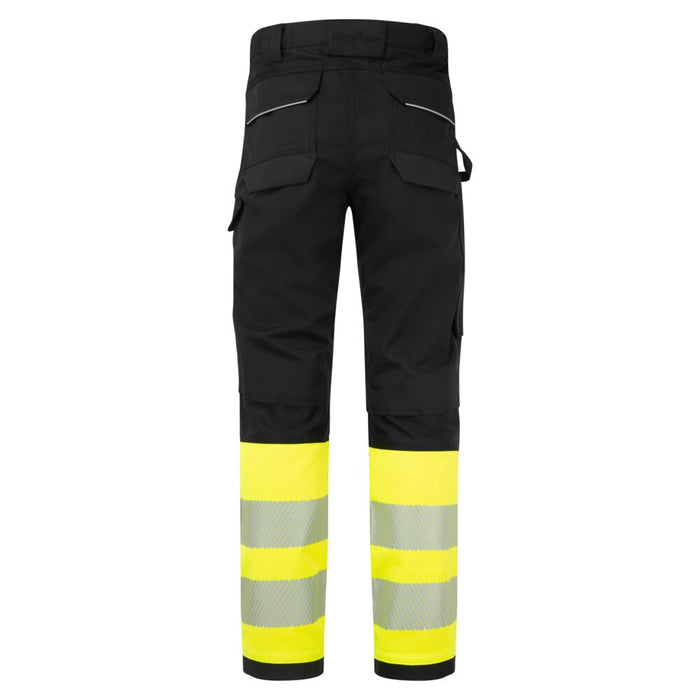 Portwest FR450 - PW3 Modaflame Work Hi-Vis Class 1 FR Trousers - Yellow/Black