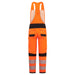 Portwest FR453 - PW3 Modaflame Work HVO Multi-Norm FR Bib and Brace - Orange/Black