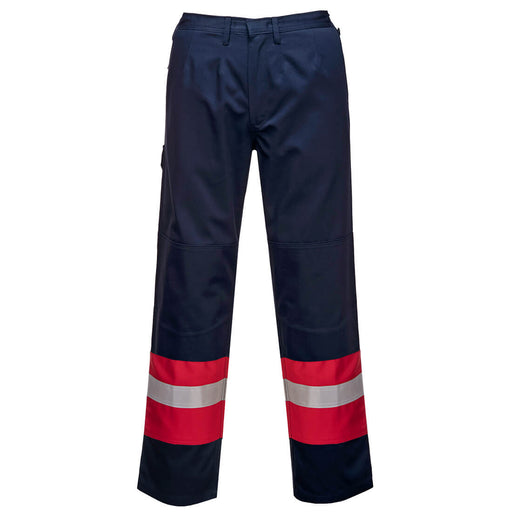 Portwest FR56 - Bizflame Work Two Tone FR Trousers - Navy