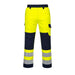 Portwest MV46 - Modaflame Work Hi-Vis Multi-Norm Contrast FR Trousers - Yellow/Navy
