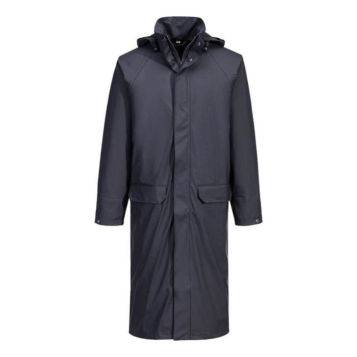 Portwest S658 - Flexatex Chem Long Coat - Navy
