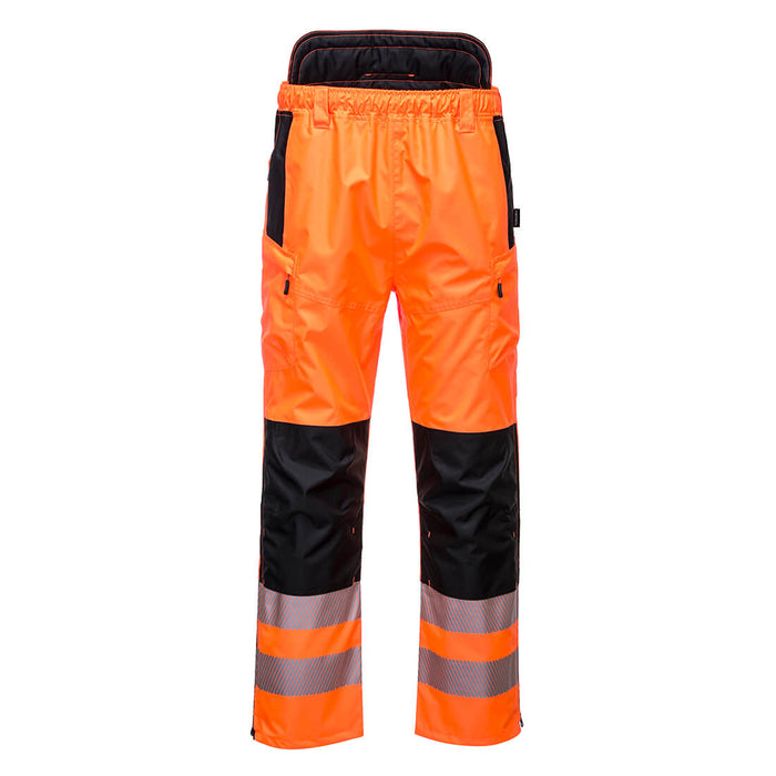Portwest Sealtex Ultra Hi-Vis Rain Trousers Orange/Black