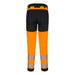 Portwest T140 - PW3 Hi-Vis Stretch Trouser - Orange/Black