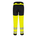 Portwest T140 - PW3 Hi-Vis Stretch Trouser - Yellow/Black