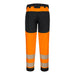 Portwest T141 - PW3 Hi-Vis Women's Stretch Trouser - Orange/Black