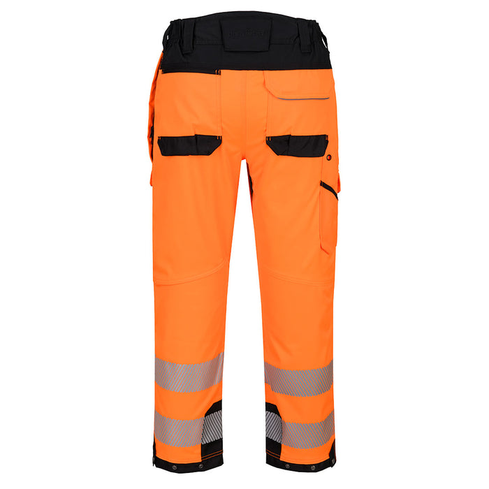 Portwest T142 - PW3 Hi-Vis Harness Trouser - Orange/Black