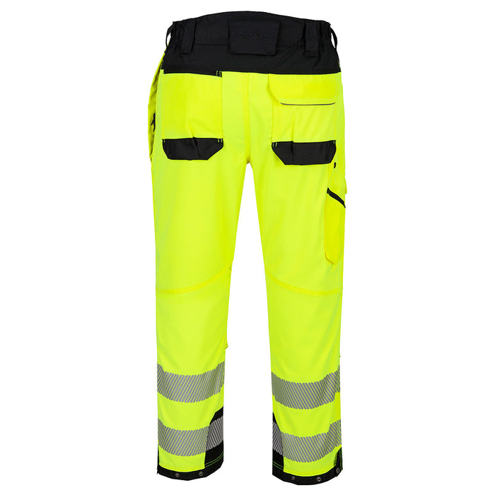 Portwest T142 - PW3 Hi-Vis Harness Trouser - Yellow/Black
